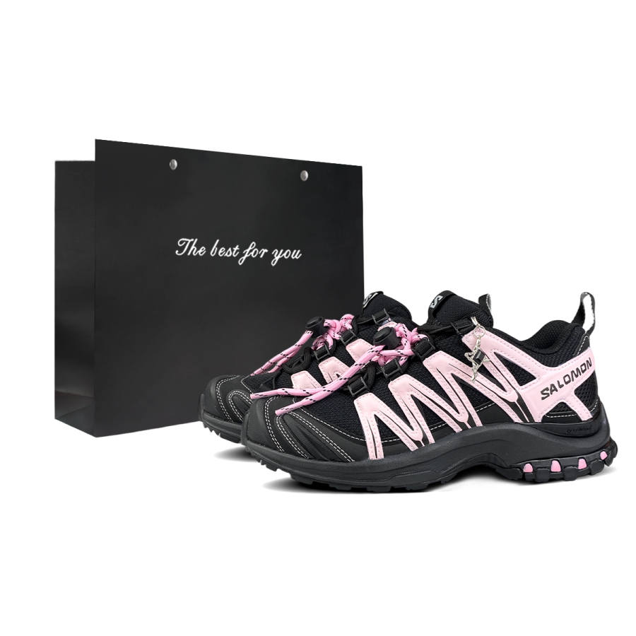 SALOMON XA PRO 3D Low top Outdoor Shoes Unisex Black Pink