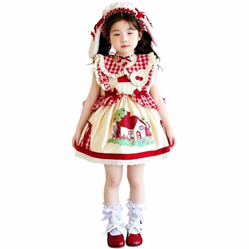 YALU Dress Children Aged 3 7 Years Old