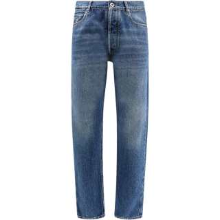 Brunello Cucinelli Mid-Rise Tapered Leg Jeans