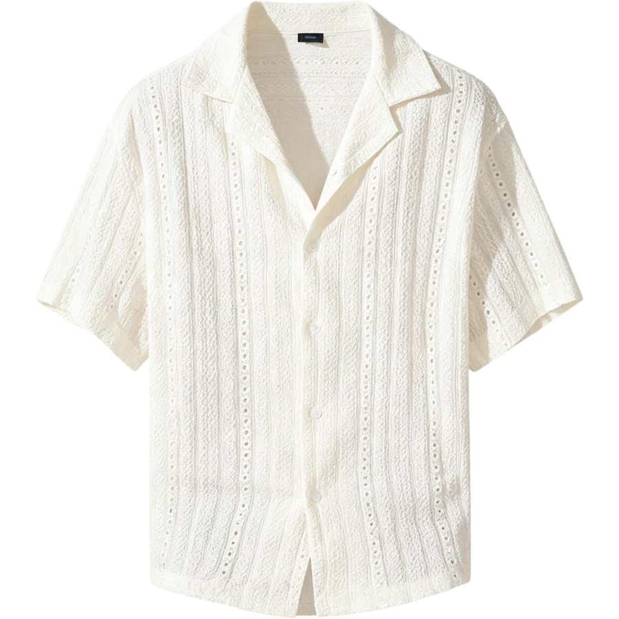 Lnga Landgre Shirts Men's Cuban Collar Moderate Other