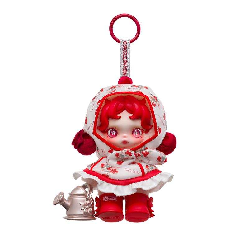 POP MART Skullpanda Blossoming In The Flower Garden Plush Doll Charm Keychain Trend Based Products