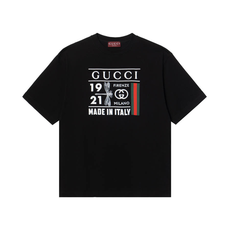 Gucci Logo Printed Crewneck T-Shirt