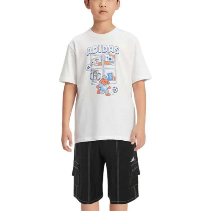 Adidas Adidas Kids Casual Sportswear Crew Neck Moderate