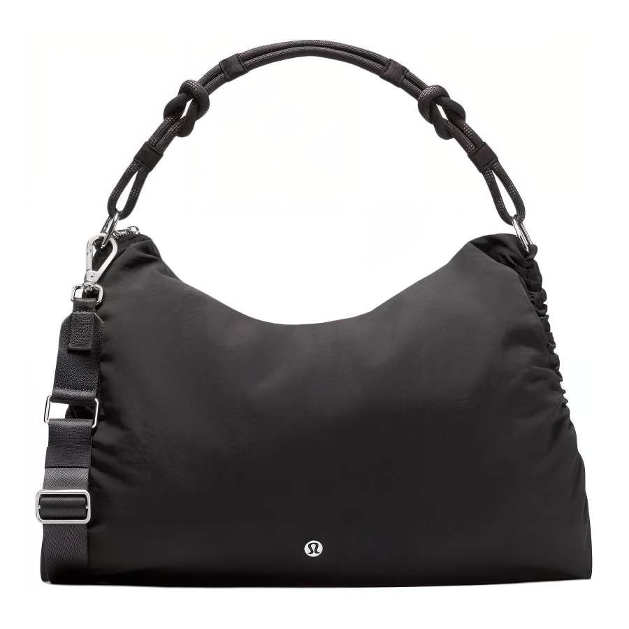 Lululemon Convertible Nylon Shoulder Bag Large Women's Black