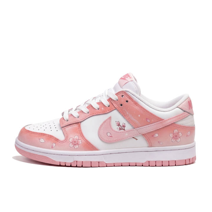 Nike Nike Dunk Cherry Blossom Pink Mist, Youth, Girlish, Girlfriend Slip Resistant, Abrasion Resistant, Breathable Low top