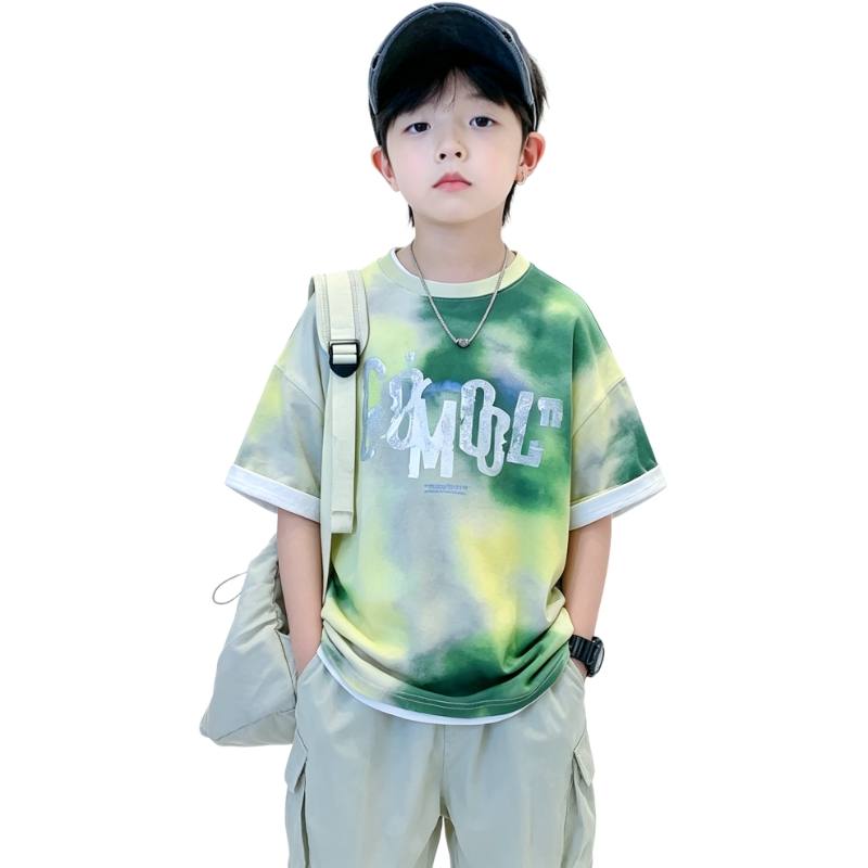 YALU Grade School T Shirts Crew Neck Thin