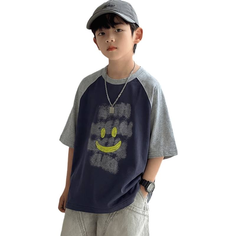 YALU Grade School T Shirts Crew Neck Moderate