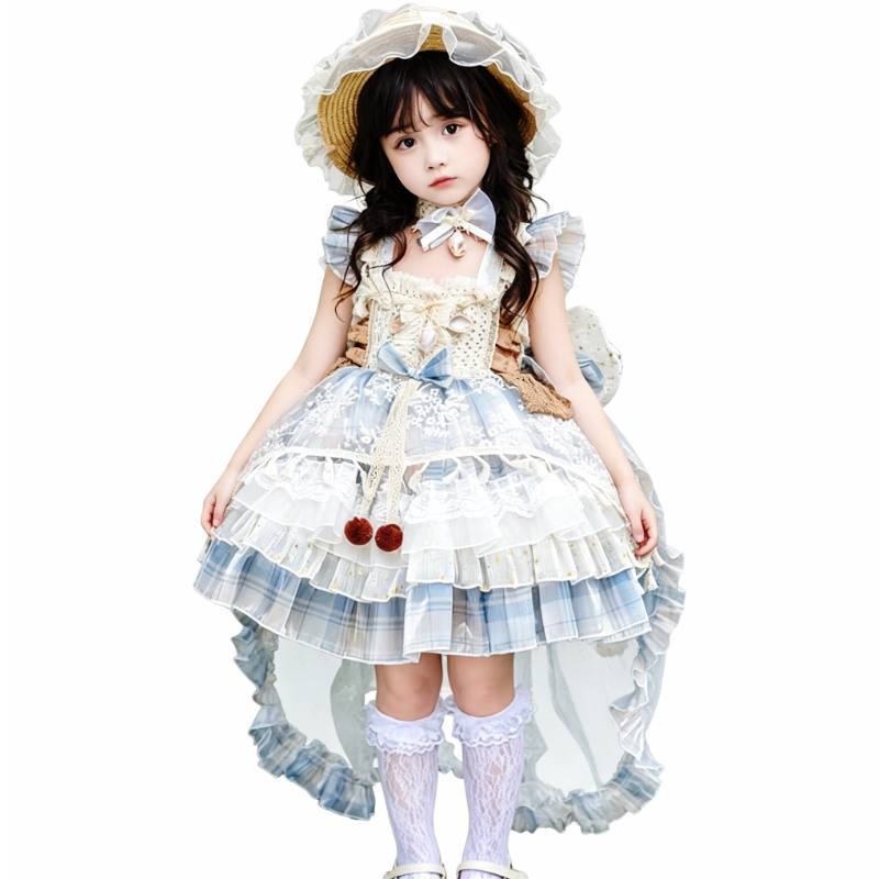 YALU Dress Children Aged 3 7 Years Old
