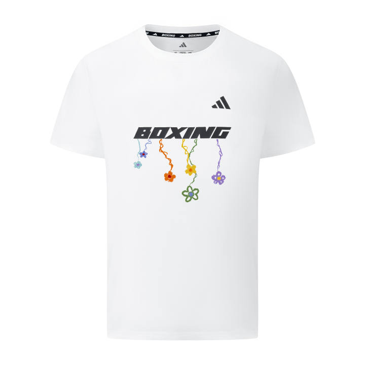 Adidas Adidas Crew Neck Short Sleeved T Shirts Unisex White