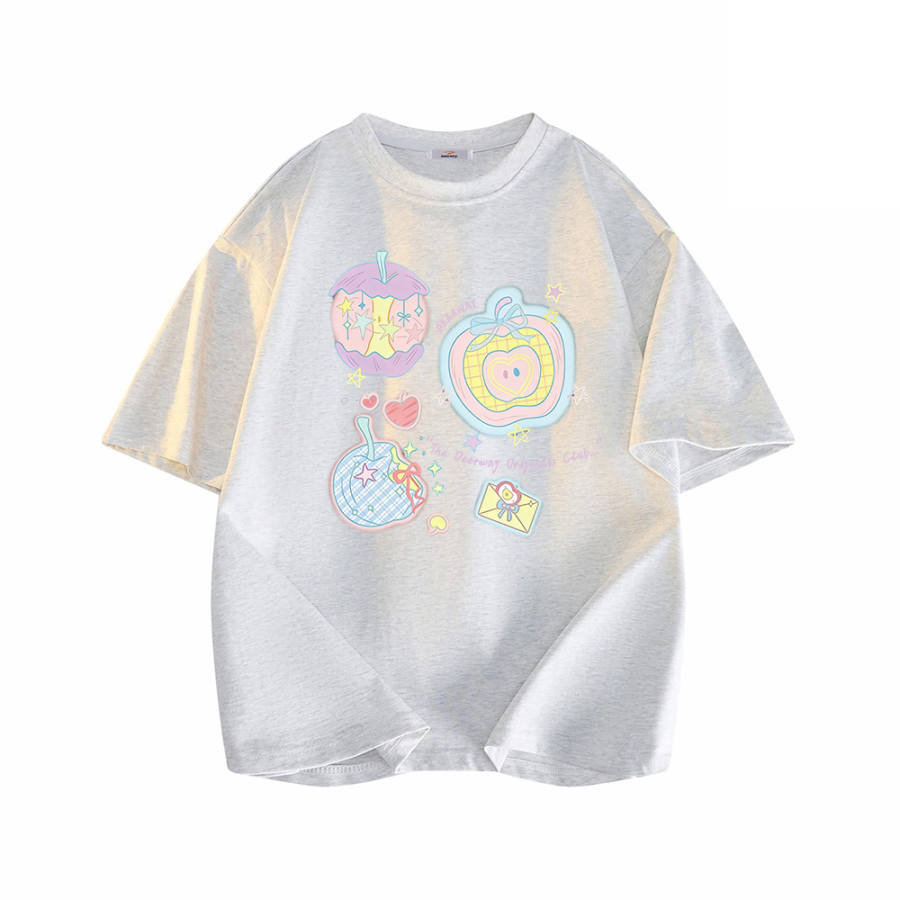DEERWAY T Shirts Unisex Crew Neck Moderate Heavyweight