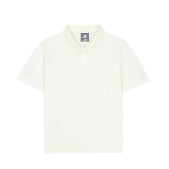 New Balance New Balance T Shirts Women's Ecru/CIC Lapel Moderate