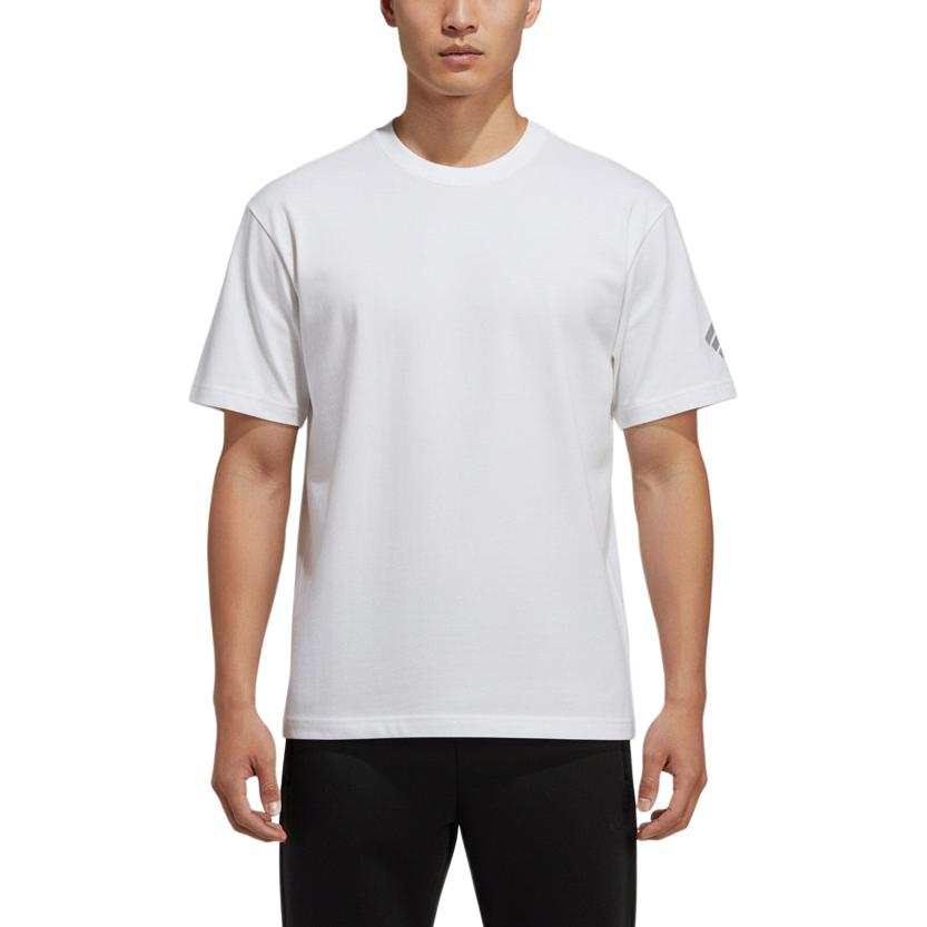 Adidas Adidas FOS T Shirts Men's White Crew Neck Moderate