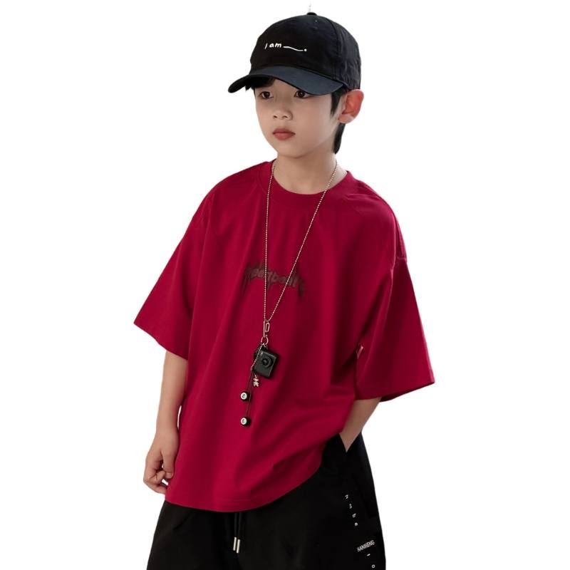 YALU Grade School T Shirts Crew Neck Moderate