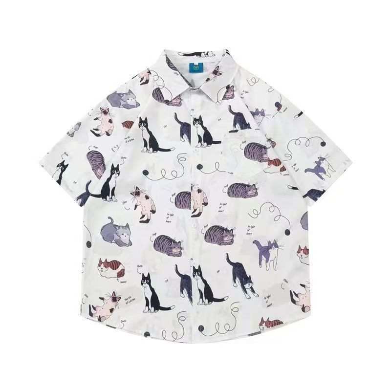 Lnga Landgre Shirts Unisex Lapel Thin Other