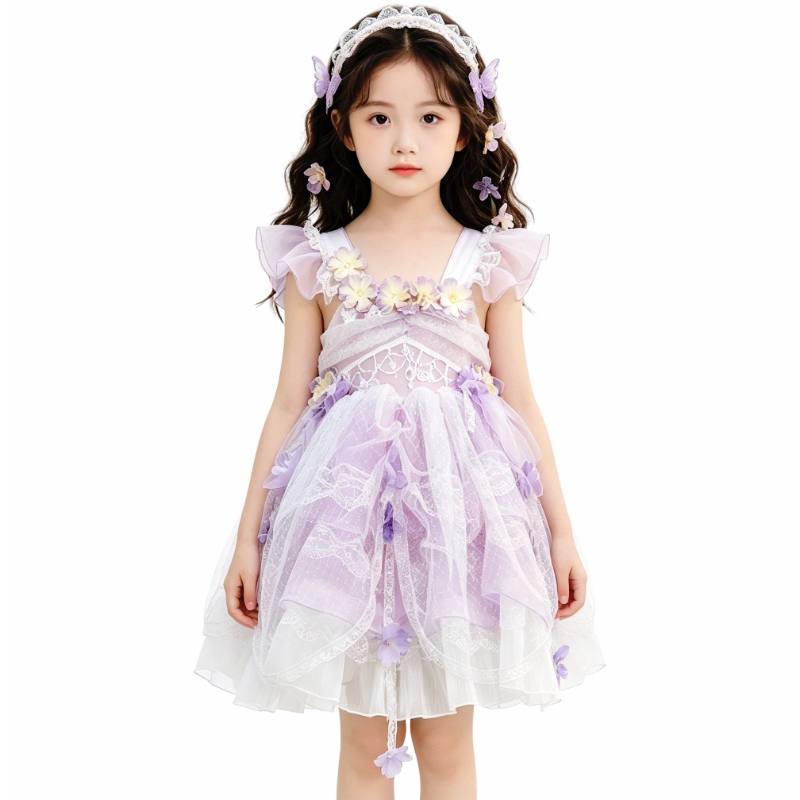 YALU Dress Children Aged 3 7 Years Old