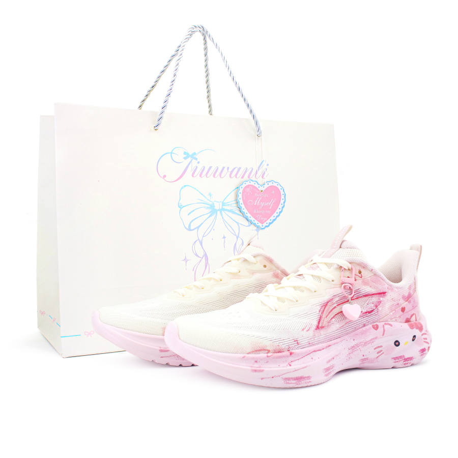 Li-Ning Li Ning Light Breeze Abrasion Resistant, Breathable, Lightweight Low top Casual Running Shoes Women's