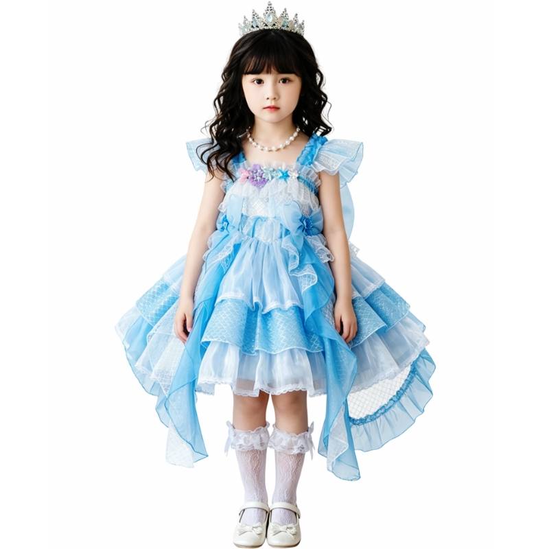 YALU Dress Children Aged 3 7 Years Old