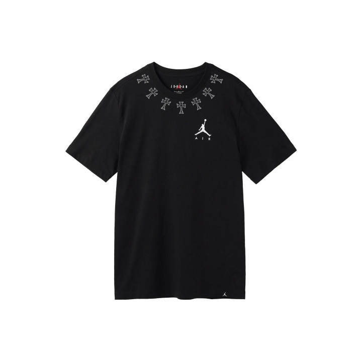 Jordan Jordan Jumpman T Shirts Unisex Black Crew Neck Straight Fit