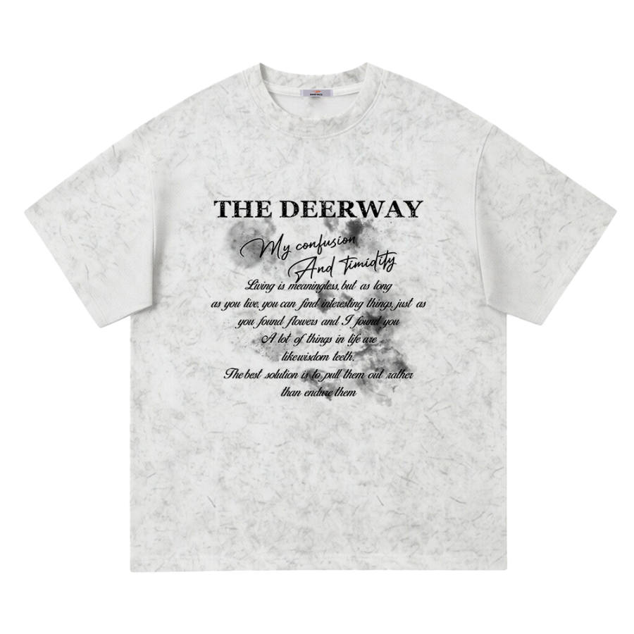 DEERWAY T Shirts Unisex Crew Neck Moderate Heavyweight