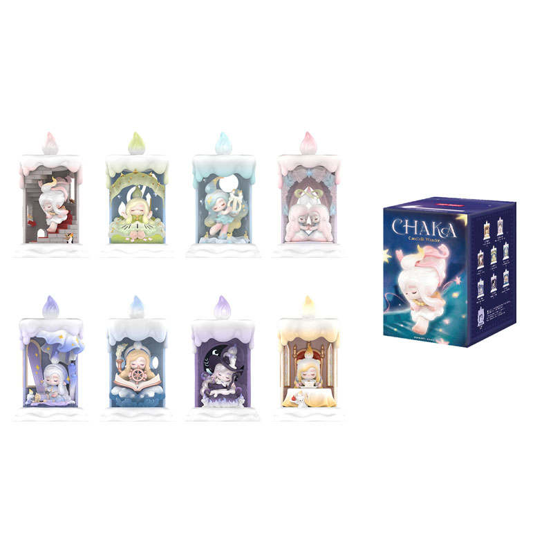 POP MART POP MART Candlelight Meander Collection CHAKA Figure Mystery Boxes Single Mystery Box/Full Box 8 Pcs