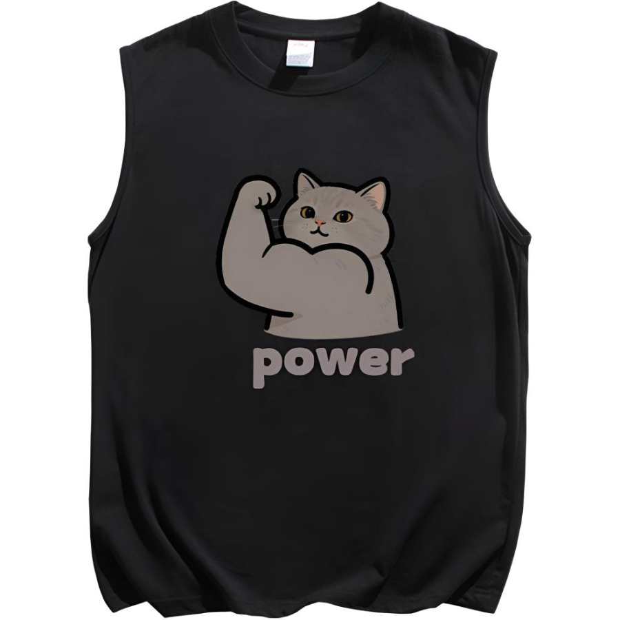 Lnga Landgre Tank Tops Unisex Crew Neck Moderate Straight Fit