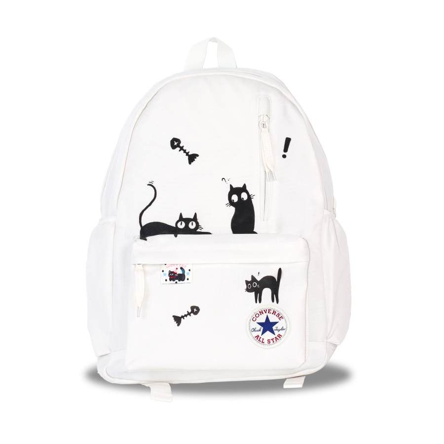 Converse Converse Polyester Backpack Medium Women's White Red