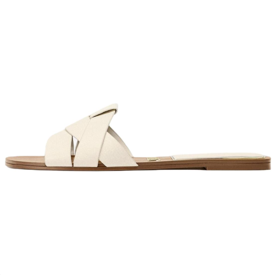 ZARA Slide Slippers Women's White