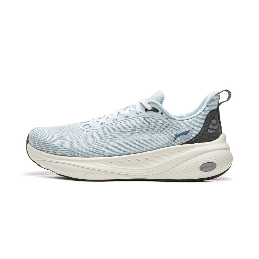 Li-Ning Li Ning SOFT COOL 3 Cushioning Slip Resistant Abrasion Resistant Breathable Low top Casual Shoes Men's Folk Blue