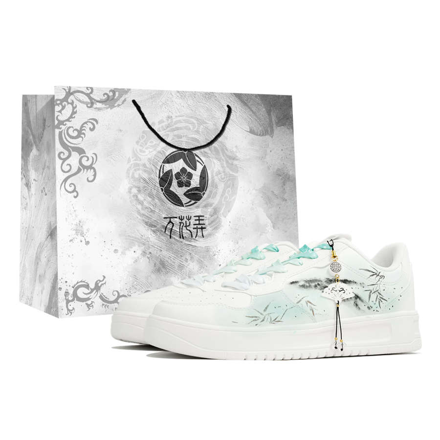 Anta Easy Abrasion Resistant Slip Resistant Low top Skateboard Shoes Men's White