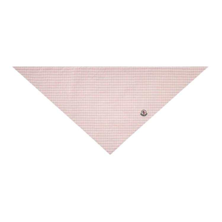 Moncler Cotton Knit Scarves Women's Light Pink
