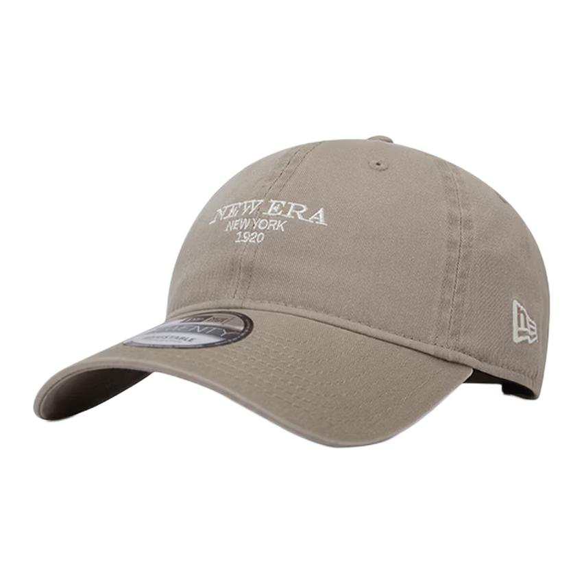 New Era Cotton Baseball Caps Unisex Khaki