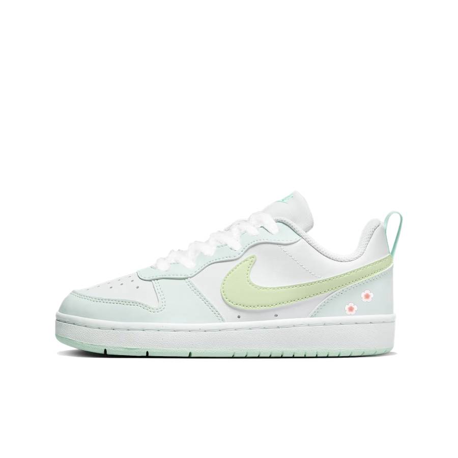 Nike Nike Court Borough Cherry Blossom Garden Low top Kids' Skateboarding Shoes Green Teenagers