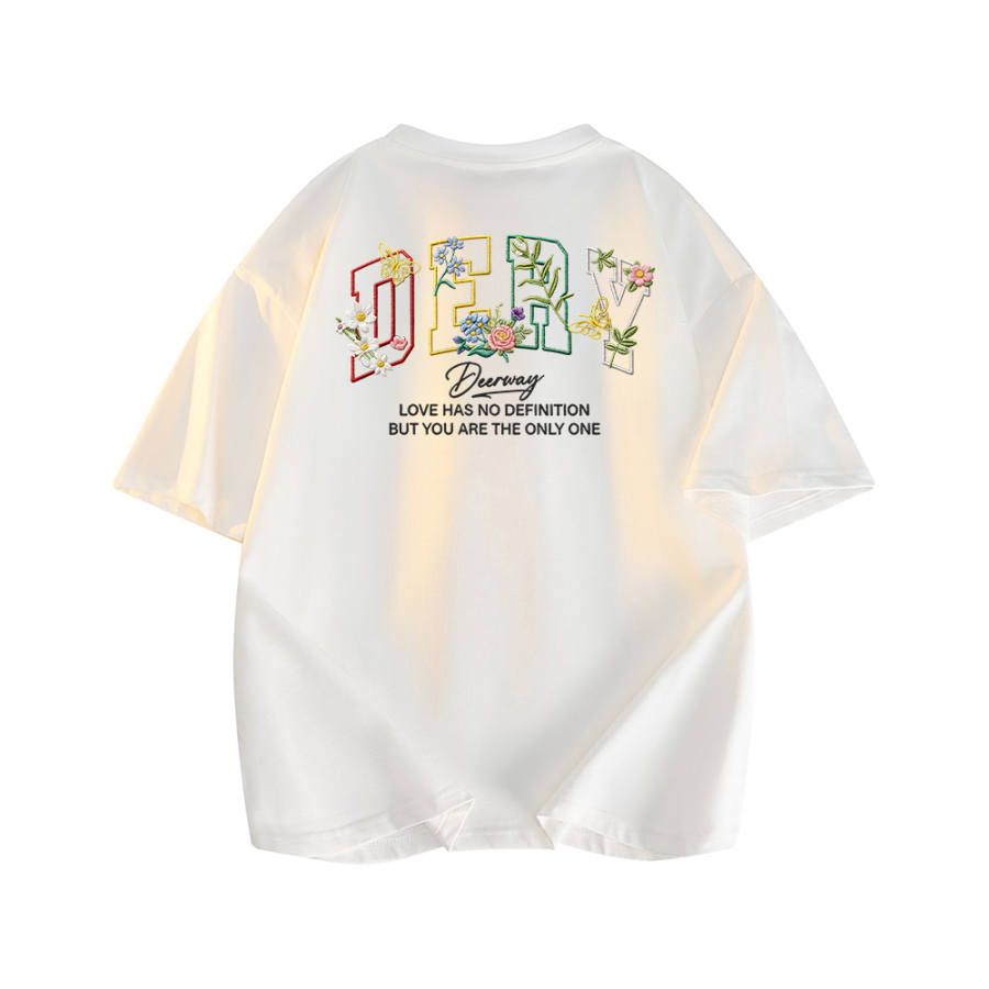 DEERWAY T Shirts Unisex Crew Neck Moderate Heavyweight