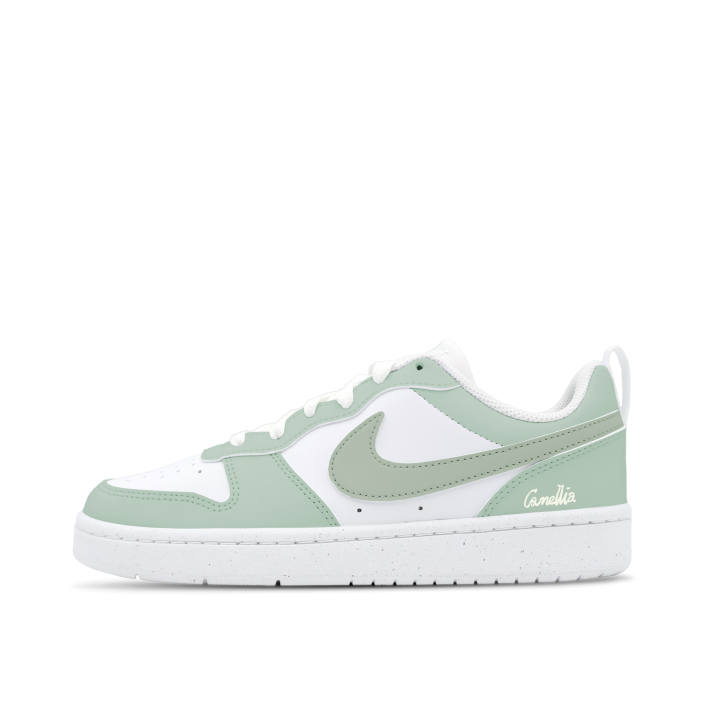 Nike Nike Court Borough Cyan Mist White, Noble Endeavor, Good Looking, Fresh, Natural Leather Individual