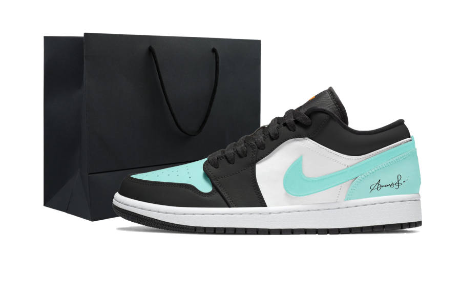 Jordan Jordan Air Jordan 1 North Carolina Green Home Low top Basketball Shoes Mint Green Unisex