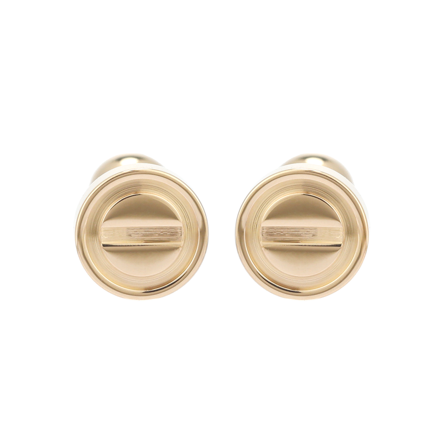 CARTIER LOVE 18K Gold Stud Earrings Unisex Gold