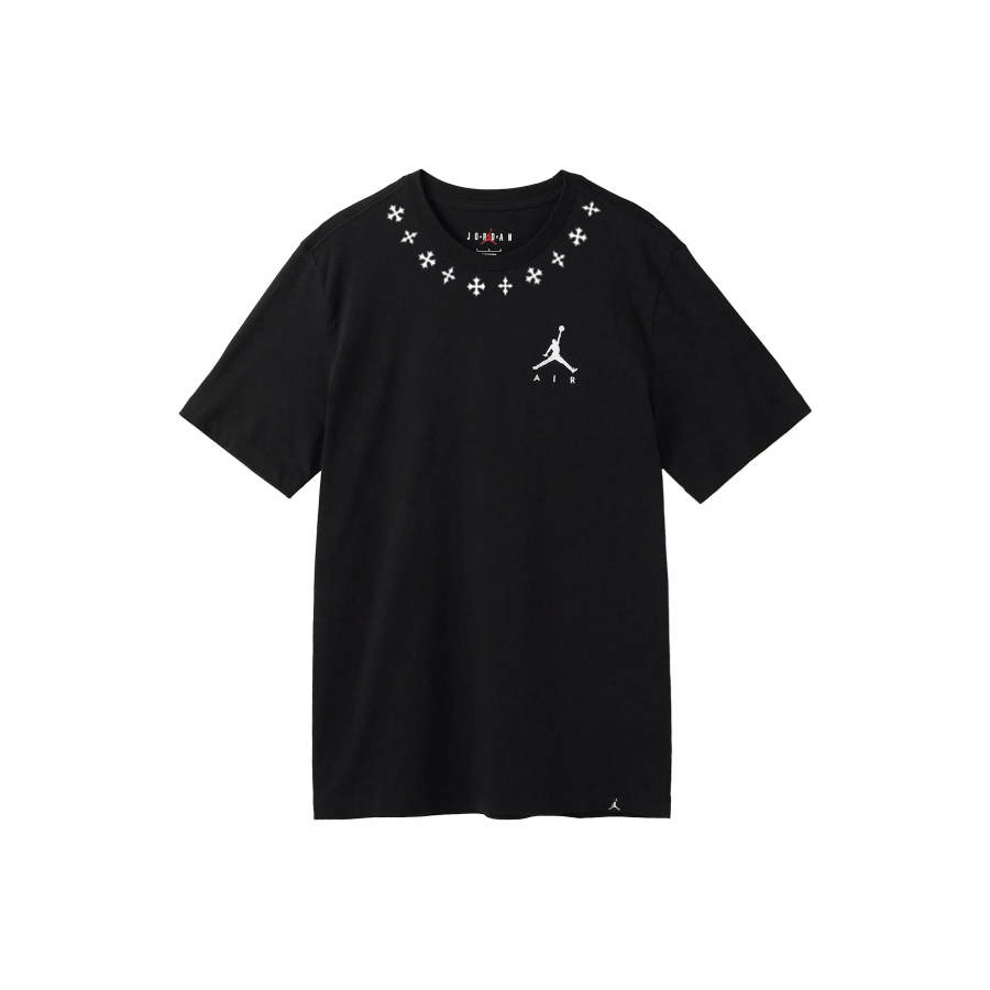 Jordan Jordan Jumpman T Shirts Unisex Black Crew Neck Straight Fit