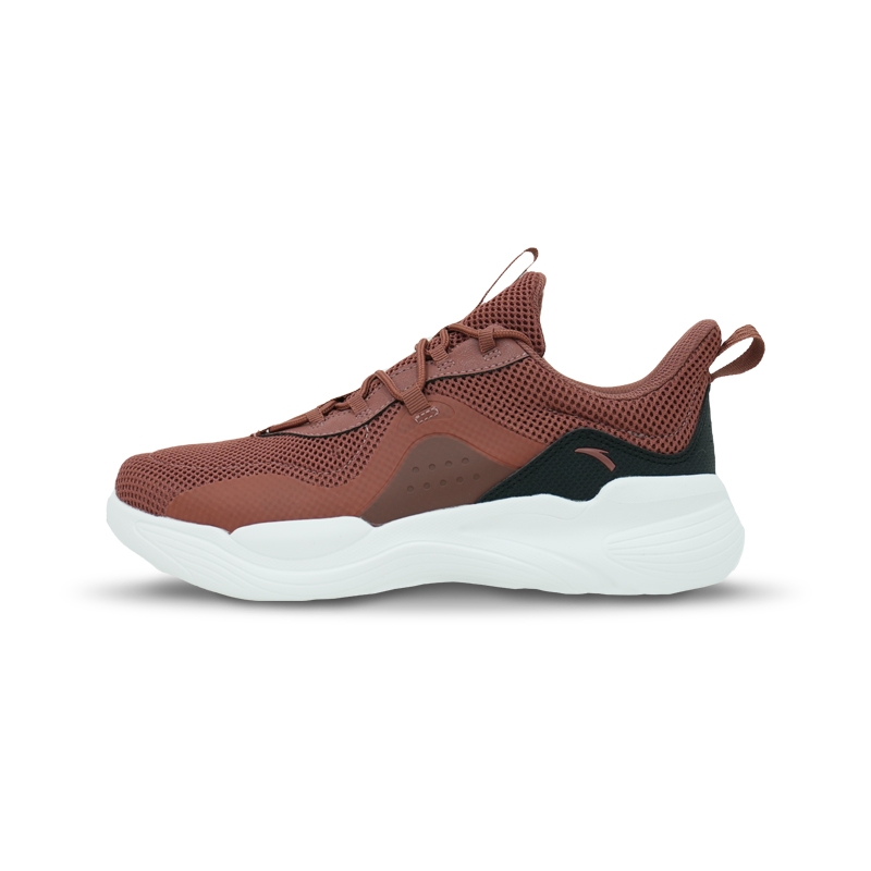 Anta Five Mountains Low top Sports Running Shoes Women's Satin Red Brown/Basic Black