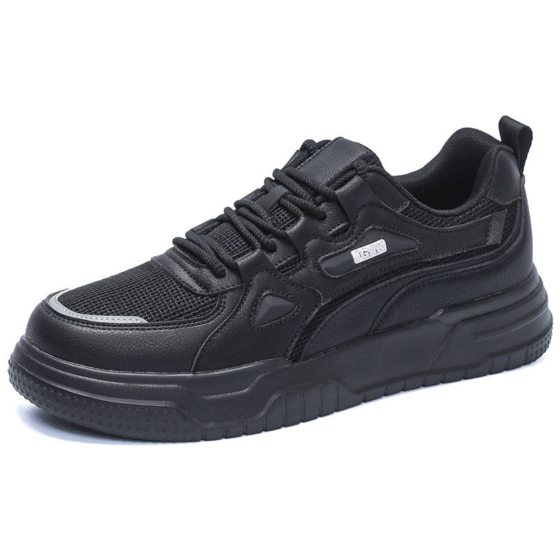 YALU Synthetic Leather Lightweight Breathable Low top Skateboard Shoes Men's
