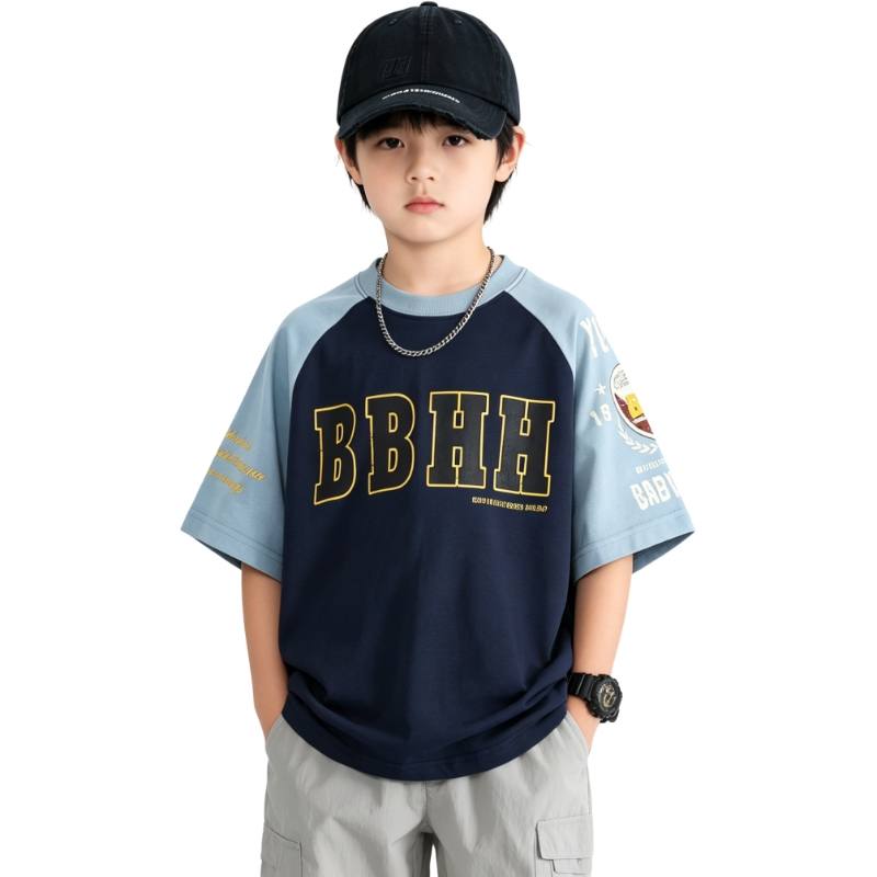 YALU Grade School T Shirts Crew Neck Moderate