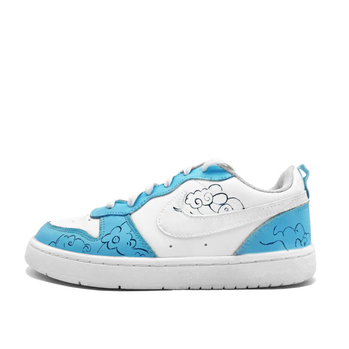 Nike Nike Court Borough Light Cloud Crossing, Noble Endeavor, Good Looking, Natural, Fresh, Comfortable Leather Individual