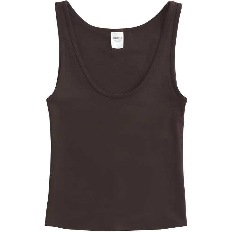 Hollister/ Tank Tops Women's Brown Crew Neck Moderate Other