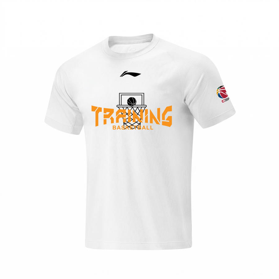 Li-Ning Li Ning Short Sleeved T Shirts Unisex White