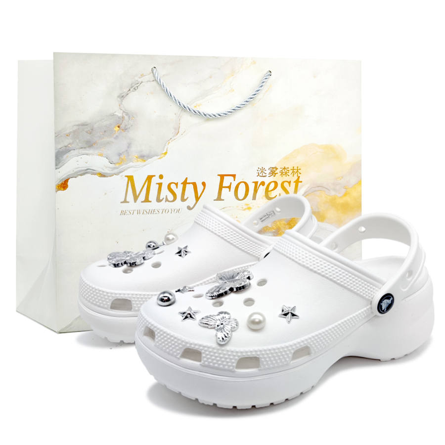 Crocs Crocs Classic Platform Clog Clogs Women's White