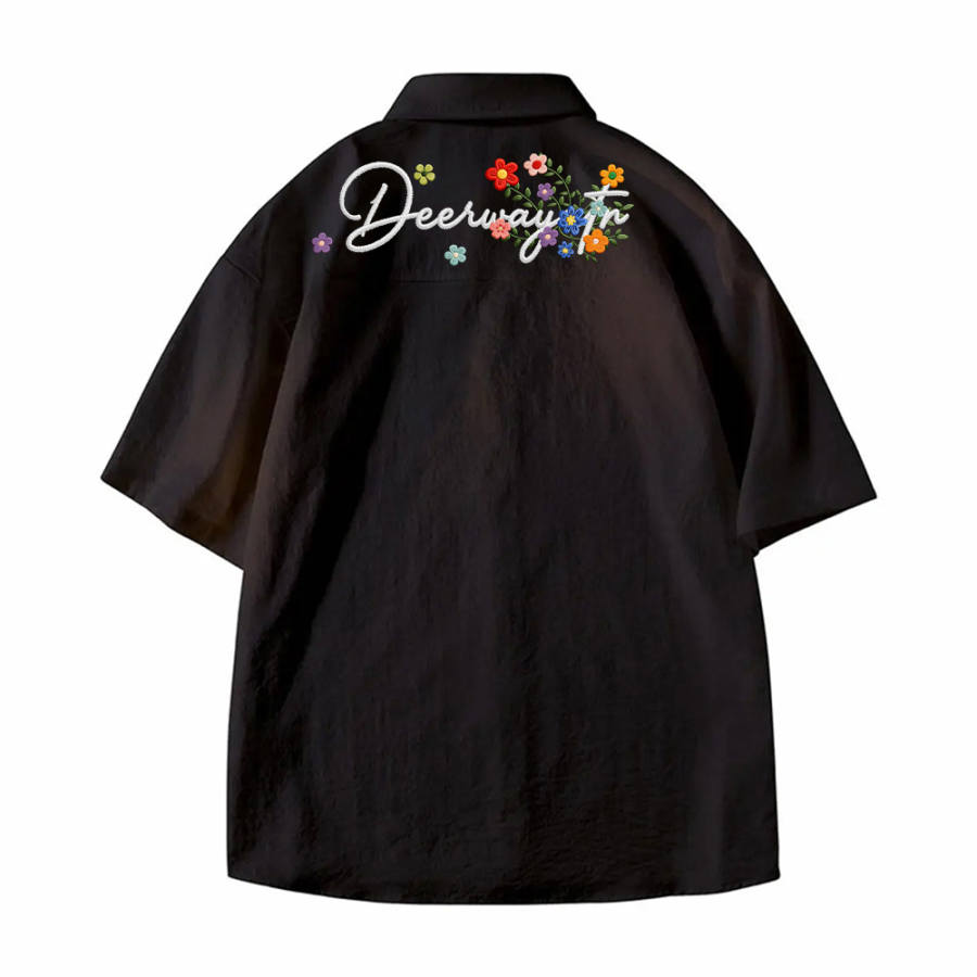 DEERWAY DEERWAY Shirts Unisex Lapel Moderate Shirt