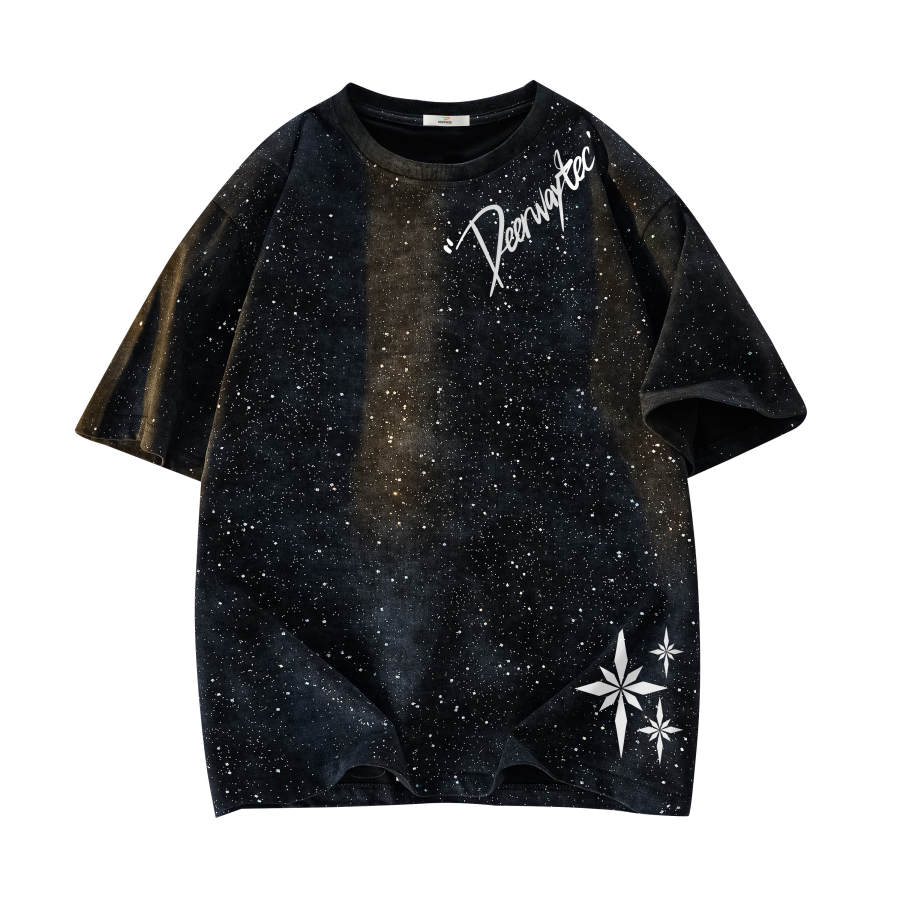 DEERWAY T Shirts Unisex Crew Neck Moderate Straight Fit