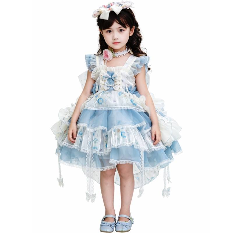 YALU Dress Children Aged 3 7 Years Old