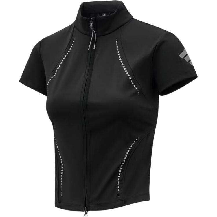 Adidas Adidas FOS T Shirts Women's Black Stand Collar Moderate Other