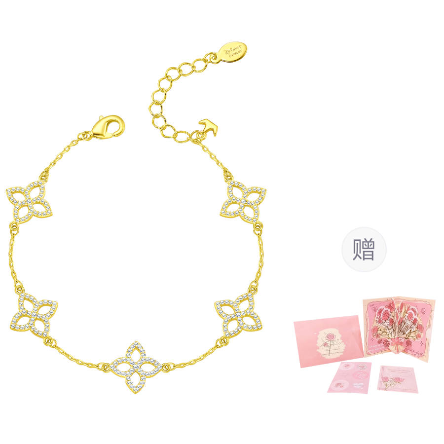 Disney Brass Bracelets Women's Gold