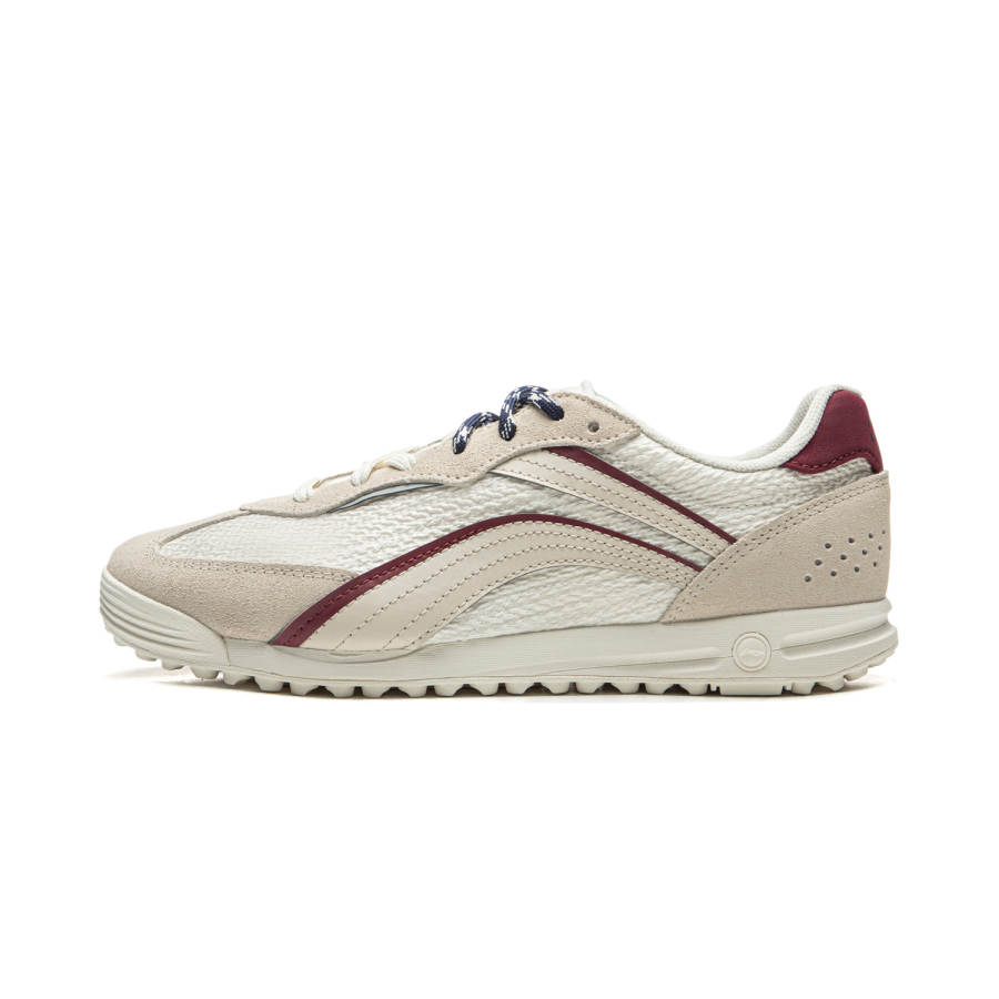 Li-Ning Li Ning Film TRAINER Cushioning Slip Resistant Abrasion Resistant Lightweight Low top Casual Shoes Women's White Gray